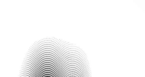 Halftone wave background. Curved gradient texture or pattern. Vertical gradie イラスト素材