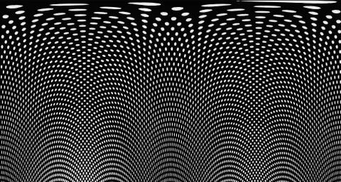 Halftone wave background. Curved gradient texture or pattern. Vertical gradie イラスト素材