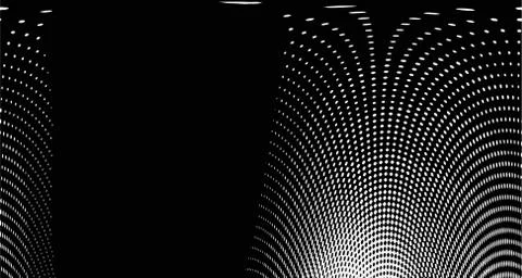 Halftone wave background. Curved gradient texture or pattern. Vertical gradie Illustrazione stock