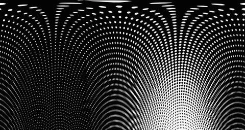 Halftone wave background. Curved gradient texture or pattern. Vertical gradie イラスト素材