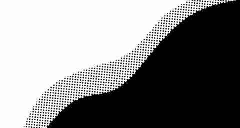 Halftone wave background. Curved gradient texture or pattern. Vertical gradie 스톡 일러스트
