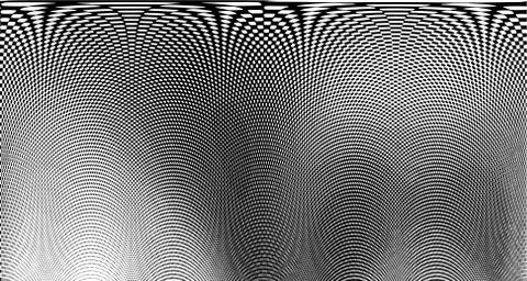 Halftone wave background. Curved gradient texture or pattern. Vertical gradie イラスト素材