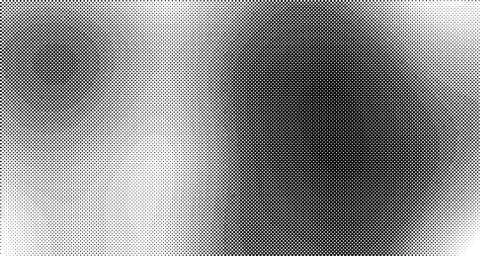 Halftone wave background. Curved gradient texture or pattern. Vertical gradie Stock Illustration