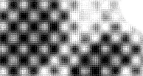 Halftone wave background. Curved gradient texture or pattern. Vertical gradie 스톡 일러스트
