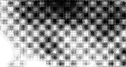 Halftone wave background. Curved gradient texture or pattern. Vertical gradie Stock Illustration