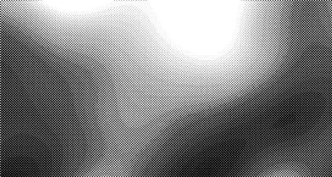 Halftone wave background. Curved gradient texture or pattern. Vertical gradie Illustrazione stock