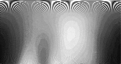 Halftone wave background. Curved gradient texture or pattern. Vertical gradie イラスト素材
