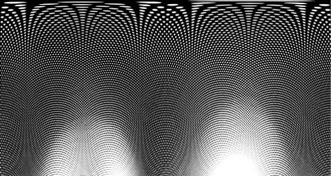 Halftone wave background. Curved gradient texture or pattern. Vertical gradie イラスト素材