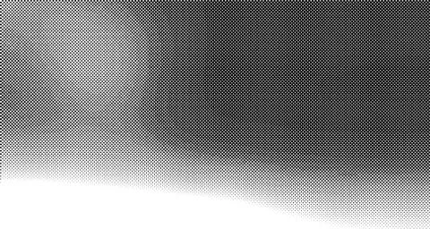Halftone wave background. Curved gradient texture or pattern. Vertical gradie Stock Illustration