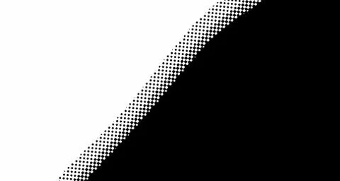 Halftone wave background. Curved gradient texture or pattern. Vertical gradie Stock Illustration