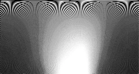Halftone wave background. Curved gradient texture or pattern. Vertical gradie Stock Illustration