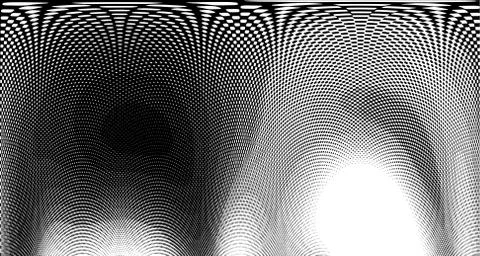 Halftone wave background. Curved gradient texture or pattern. Vertical gradie イラスト素材