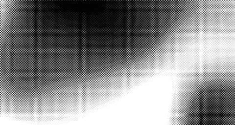 Halftone wave background. Curved gradient texture or pattern. Vertical gradie 스톡 일러스트