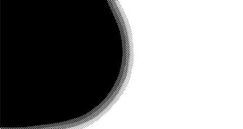 Halftone wave background. Curved gradient texture or pattern. Vertical gradie Stock Illustration