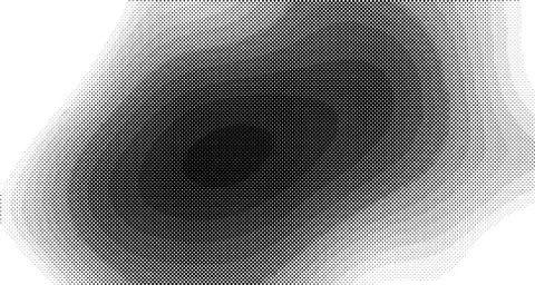 Halftone wave background. Curved gradient texture or pattern. Vertical gradie イラスト素材