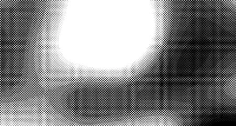 Halftone wave background. Curved gradient texture or pattern. Vertical gradie 스톡 일러스트