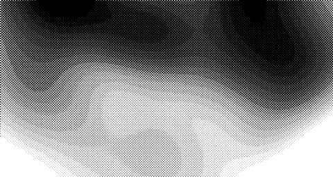 Halftone wave background. Curved gradient texture or pattern. Vertical gradie Stock Illustration