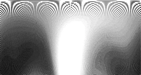 Halftone wave background. Curved gradient texture or pattern. Vertical gradie イラスト素材