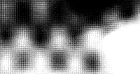 Halftone wave background. Curved gradient texture or pattern. Vertical gradie Illustrazione stock