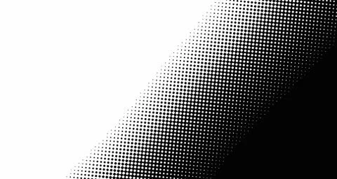 Halftone wave background. Curved gradient texture or pattern. Vertical gradie Illustrazione stock