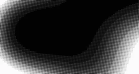 Halftone wave background. Curved gradient texture or pattern. Vertical gradie Stock Illustration