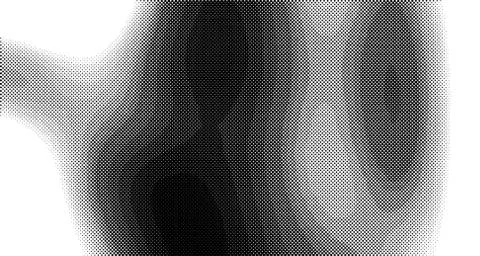Halftone wave background. Curved gradient texture or pattern. Vertical gradie Stock Illustration