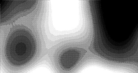 Halftone wave background. Curved gradient texture or pattern. Vertical gradie 스톡 일러스트