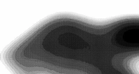 Halftone wave background. Curved gradient texture or pattern. Vertical gradie イラスト素材