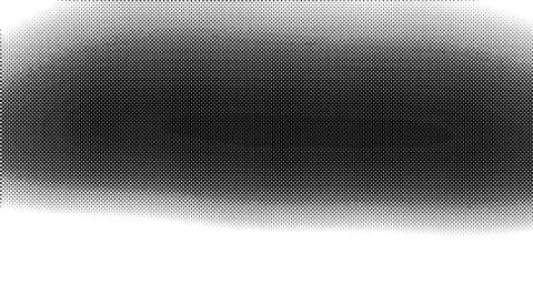 Halftone wave background. Curved gradient texture or pattern. Vertical gradie Illustrazione stock