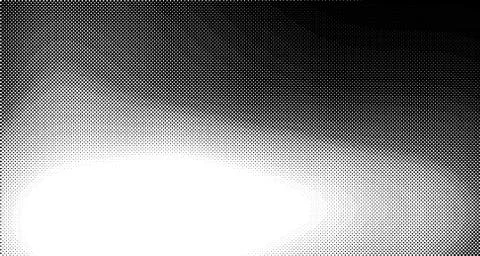 Halftone wave background. Curved gradient texture or pattern. Vertical gradie Illustrazione stock