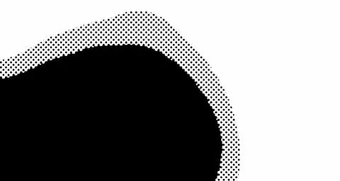 Halftone wave background. Curved gradient texture or pattern. Vertical gradie 스톡 일러스트