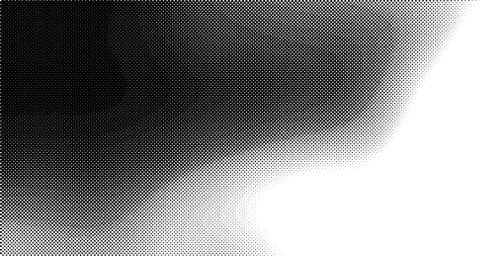 Halftone wave background. Curved gradient texture or pattern. Vertical gradie Stock Illustration