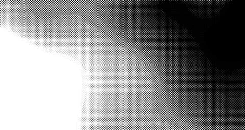 Halftone wave background. Curved gradient texture or pattern. Vertical gradie 스톡 일러스트
