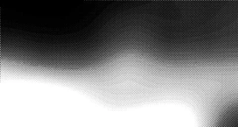 Halftone wave background. Curved gradient texture or pattern. Vertical gradie Stock Illustration