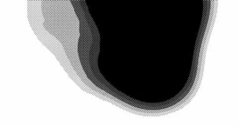 Halftone wave background. Curved gradient texture or pattern. Vertical gradie イラスト素材