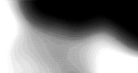 Halftone wave background. Curved gradient texture or pattern. Vertical gradie Illustrazione stock