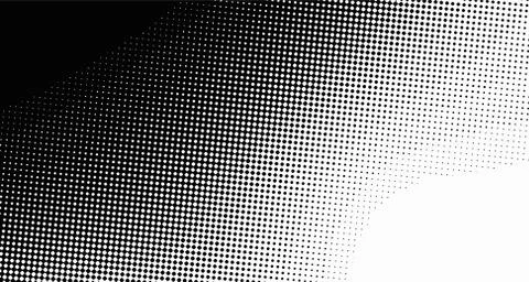 Halftone wave background. Curved gradient texture or pattern. Vertical gradie Illustrazione stock