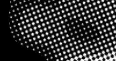 Halftone wave background. Curved gradient texture or pattern. Vertical gradie Stock Illustration