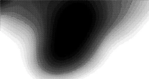 Halftone wave background. Curved gradient texture or pattern. Vertical gradie イラスト素材