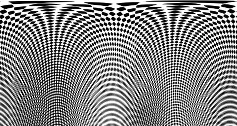 Halftone wave background. Curved gradient texture or pattern. Vertical gradie イラスト素材