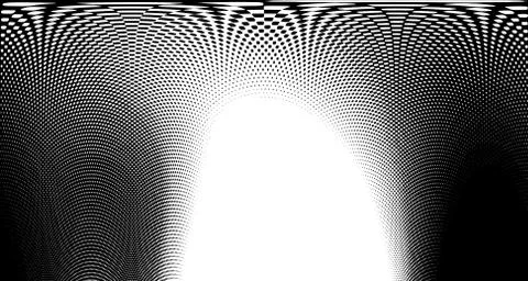 Halftone wave background. Curved gradient texture or pattern. Vertical gradie イラスト素材