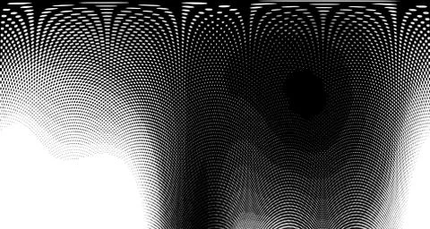 Halftone wave background. Curved gradient texture or pattern. Vertical gradie イラスト素材