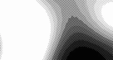 Halftone wave background. Curved gradient texture or pattern. Vertical gradie イラスト素材