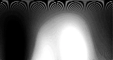 Halftone wave background. Curved gradient texture or pattern. Vertical gradie イラスト素材