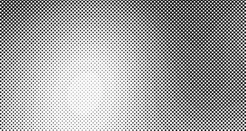 Halftone wave background. Curved gradient texture or pattern. Vertical gradie Stock Illustration