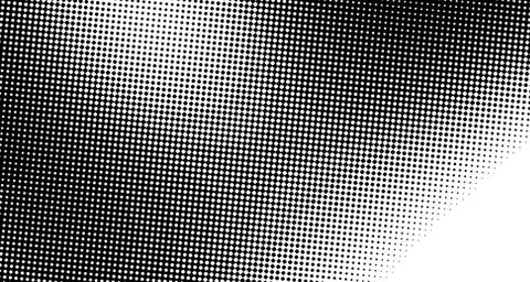 Halftone wave background. Curved gradient texture or pattern. Vertical gradie Illustrazione stock