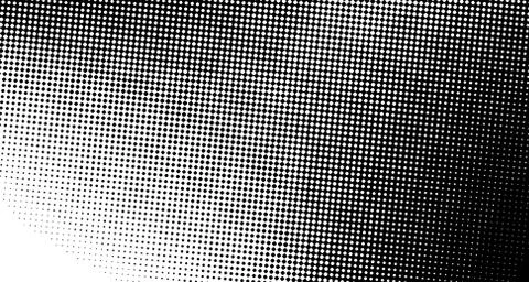 Halftone wave background. Curved gradient texture or pattern. Vertical gradie Stockillustratie