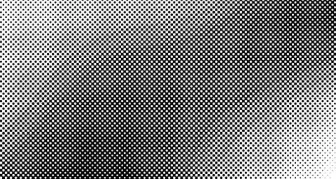 Halftone wave background. Curved gradient texture or pattern. Vertical gradie Stock Illustration