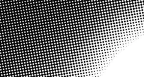 Halftone wave background. Curved gradient texture or pattern. Vertical gradie Stock Illustration