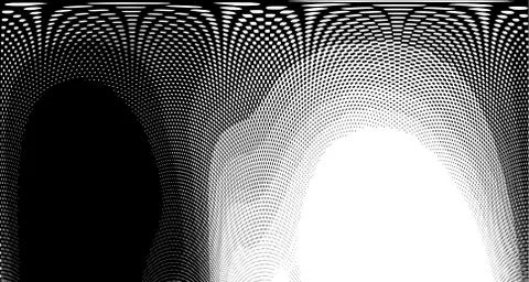 Halftone wave background. Curved gradient texture or pattern. Vertical gradie イラスト素材